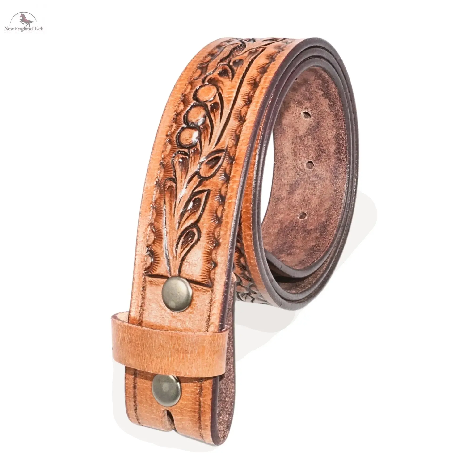 Resistance Full Grain Western Engraved Leather Belt Strap, 1-1/2" Wide Western Belt Leather Strap Floral Tooled Leather Belt Strap