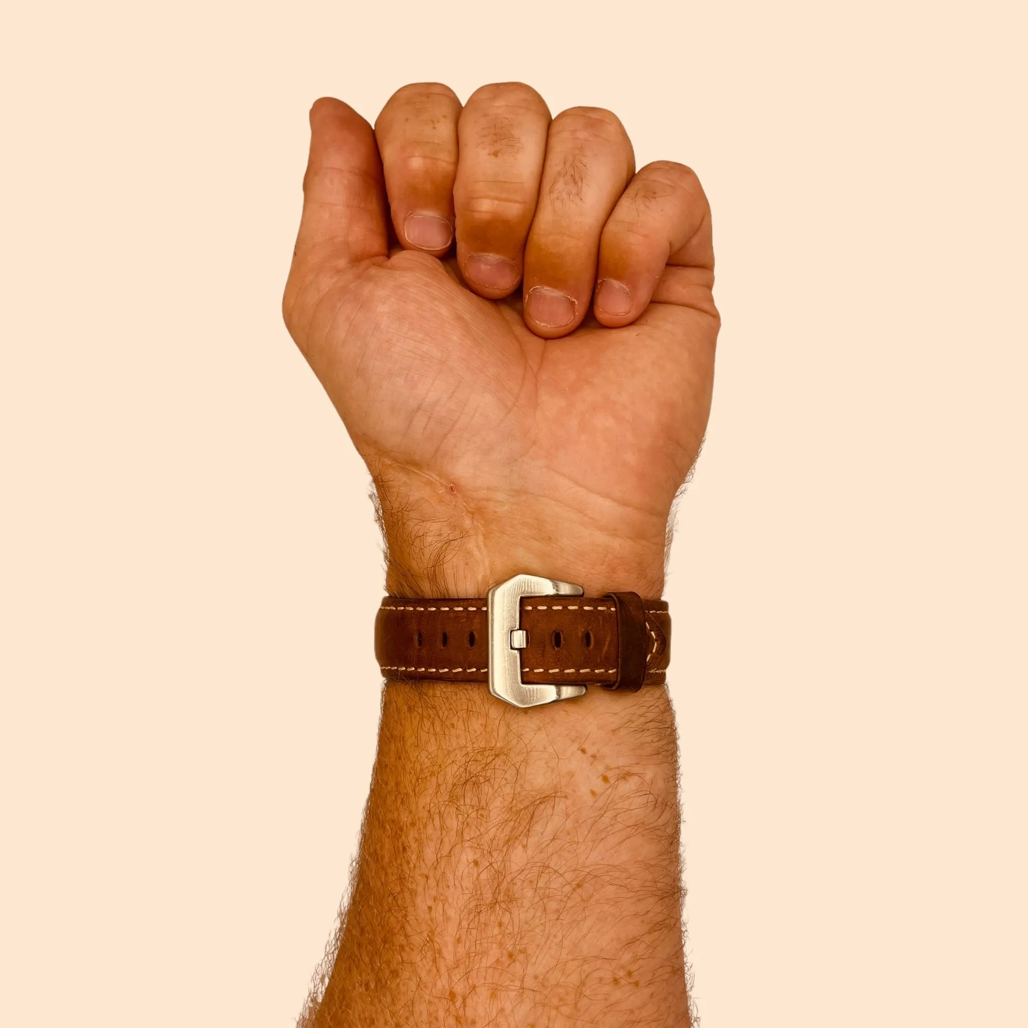 Retro Leather Straps Compatible with the Brew Watch  Retrograph & 8-Bit Brew