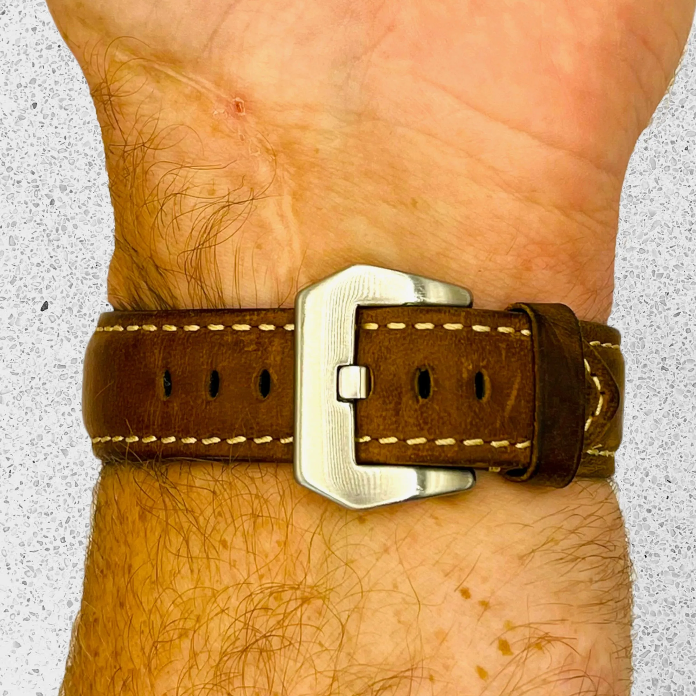 Retro Leather Straps Compatible with the Brew Watch  Retrograph & 8-Bit Brew