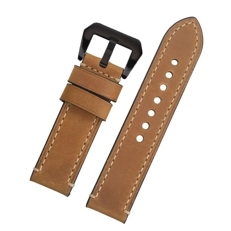 Retro Leather Straps Compatible with the Brew Watch  Retrograph & 8-Bit Brew