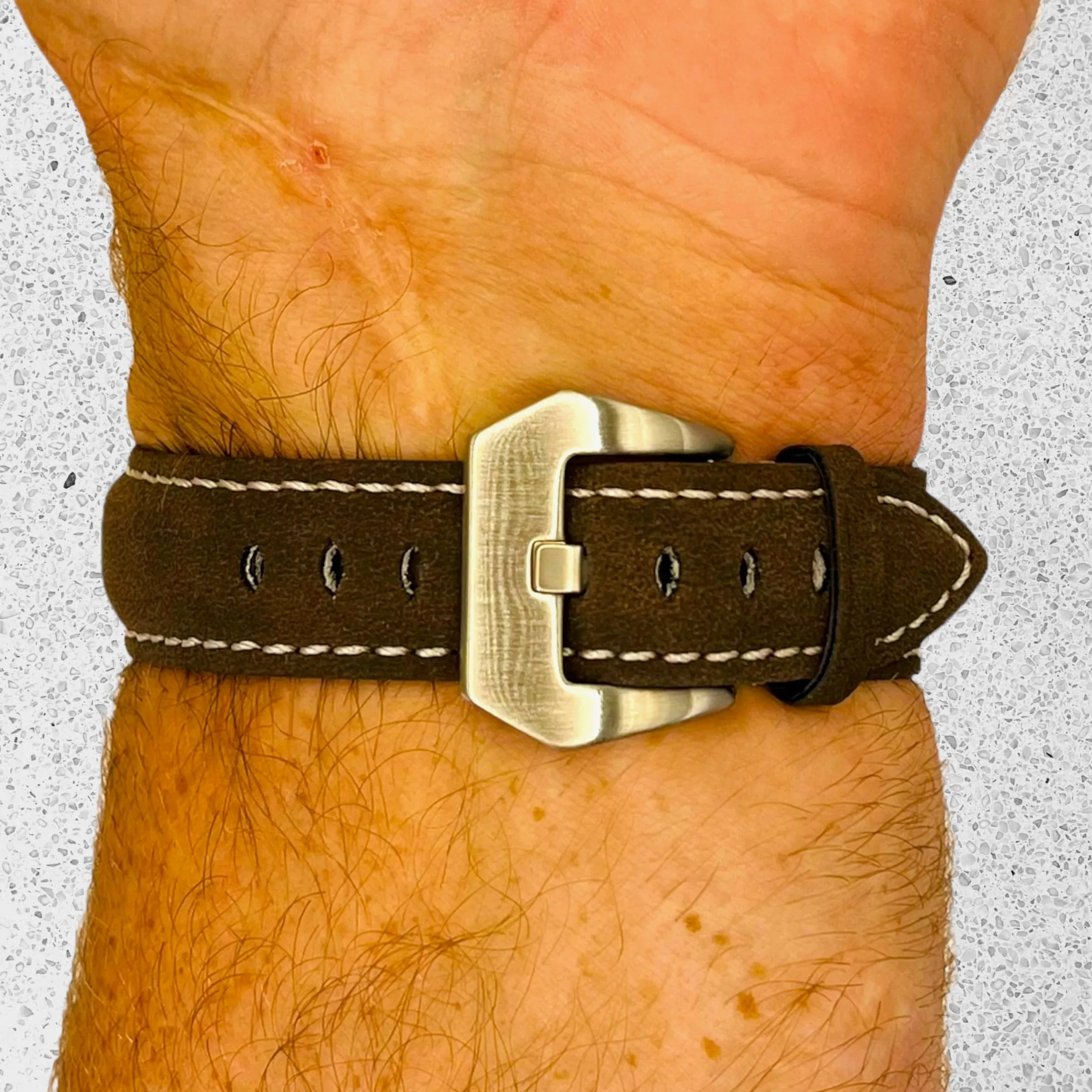 Retro Leather Straps Compatible with the Brew Watch  Retrograph & 8-Bit Brew