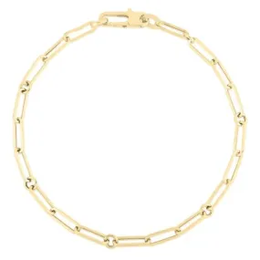 Roberto Coin 18K Yellow Gold Paper-Clip Link Bracelet