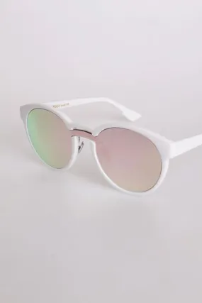 Round Cat Eye Sunglasses