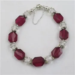 Ruby Crystal Classic Bracelet