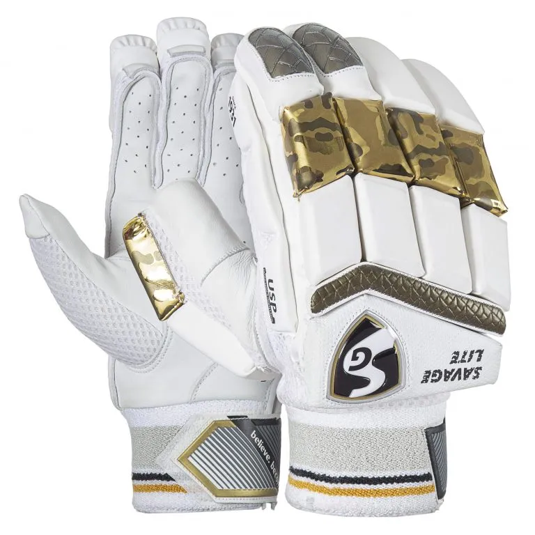 SG Savage Lite Adult Cricket Batting Gloves