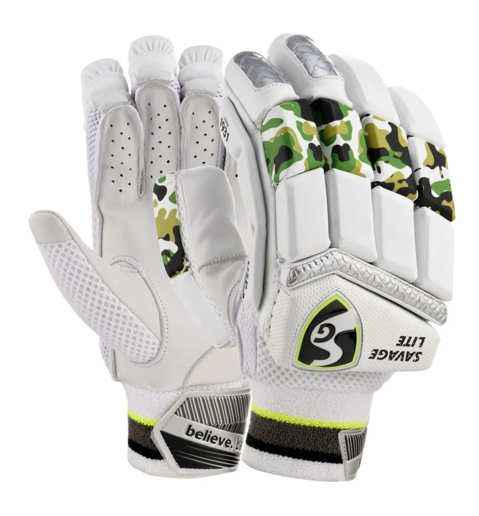 SG Savage Lite Adult Cricket Batting Gloves