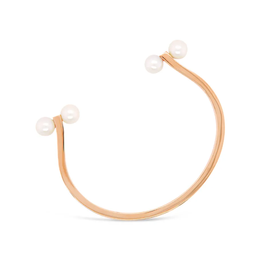 Signature Cuff Bangle Rose Gold