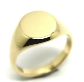 Size T Kaedesigns Genuine 375 9kt 9ct Yellow, Rose or White Gold Full Solid Heavy Signet Ring 318