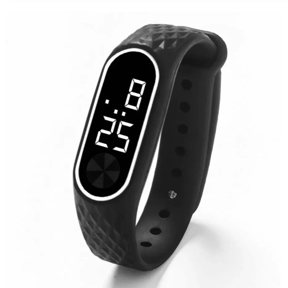 Slim Fit Digital Silicone Sport Watch