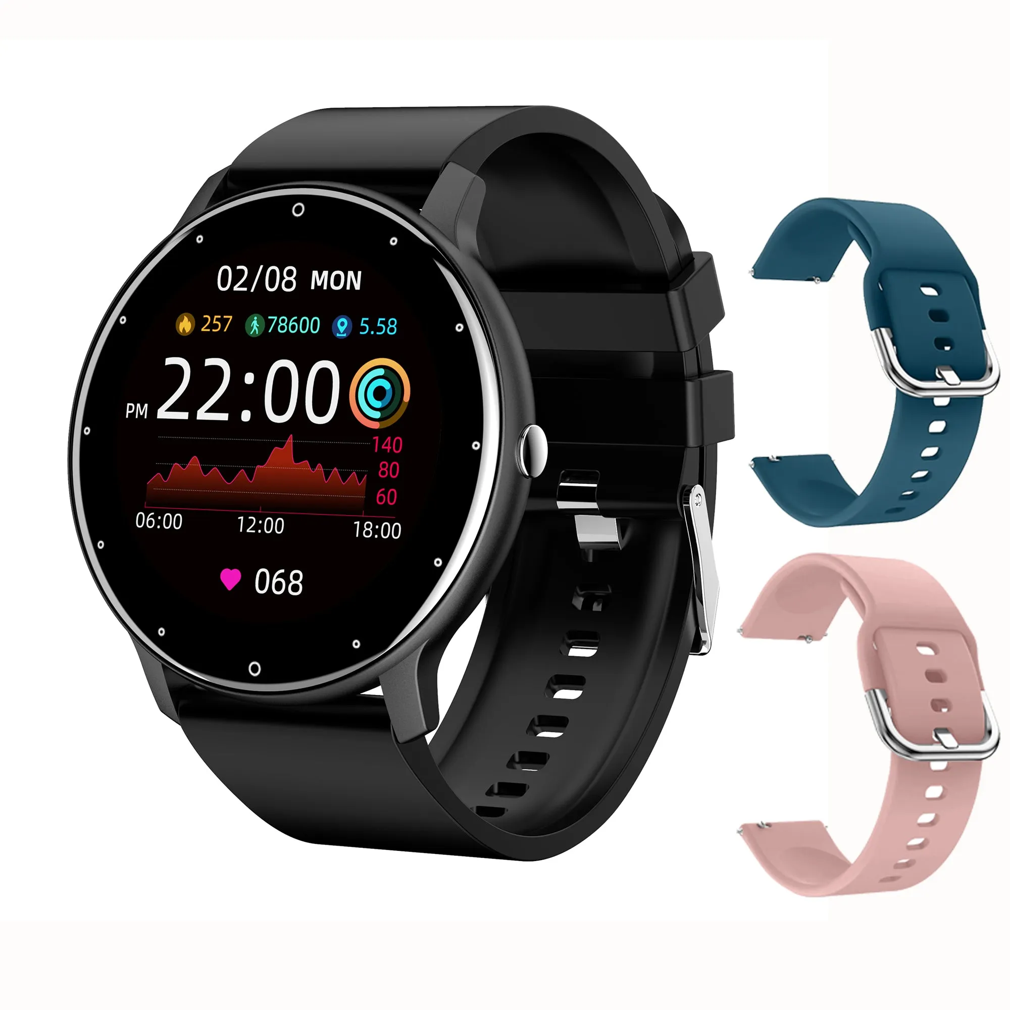 Smart Watch Women Men Lady Sport Fitness Smartwatch Sleep Heart Rate Monitor Waterproof Watches For IOS Android