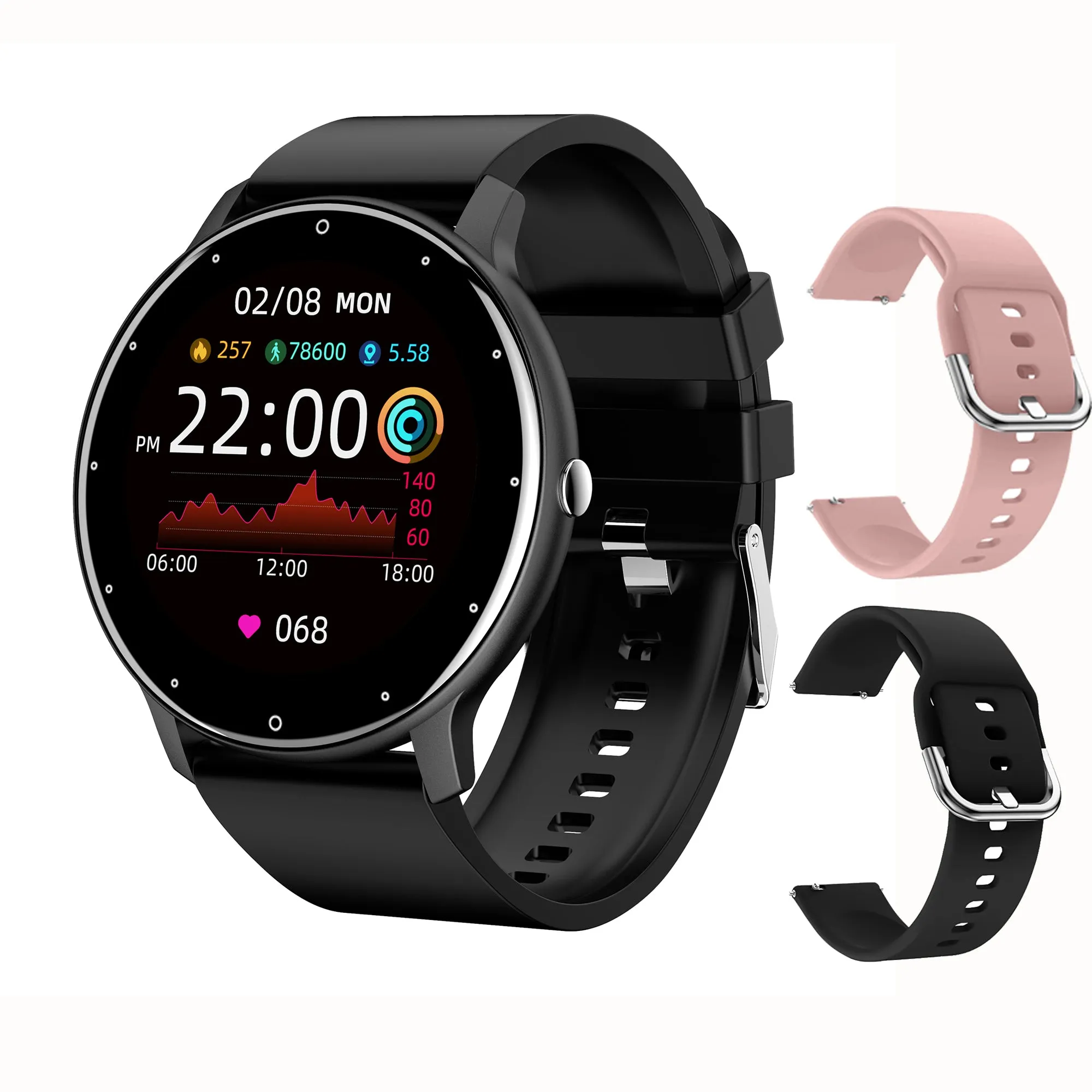 Smart Watch Women Men Lady Sport Fitness Smartwatch Sleep Heart Rate Monitor Waterproof Watches For IOS Android