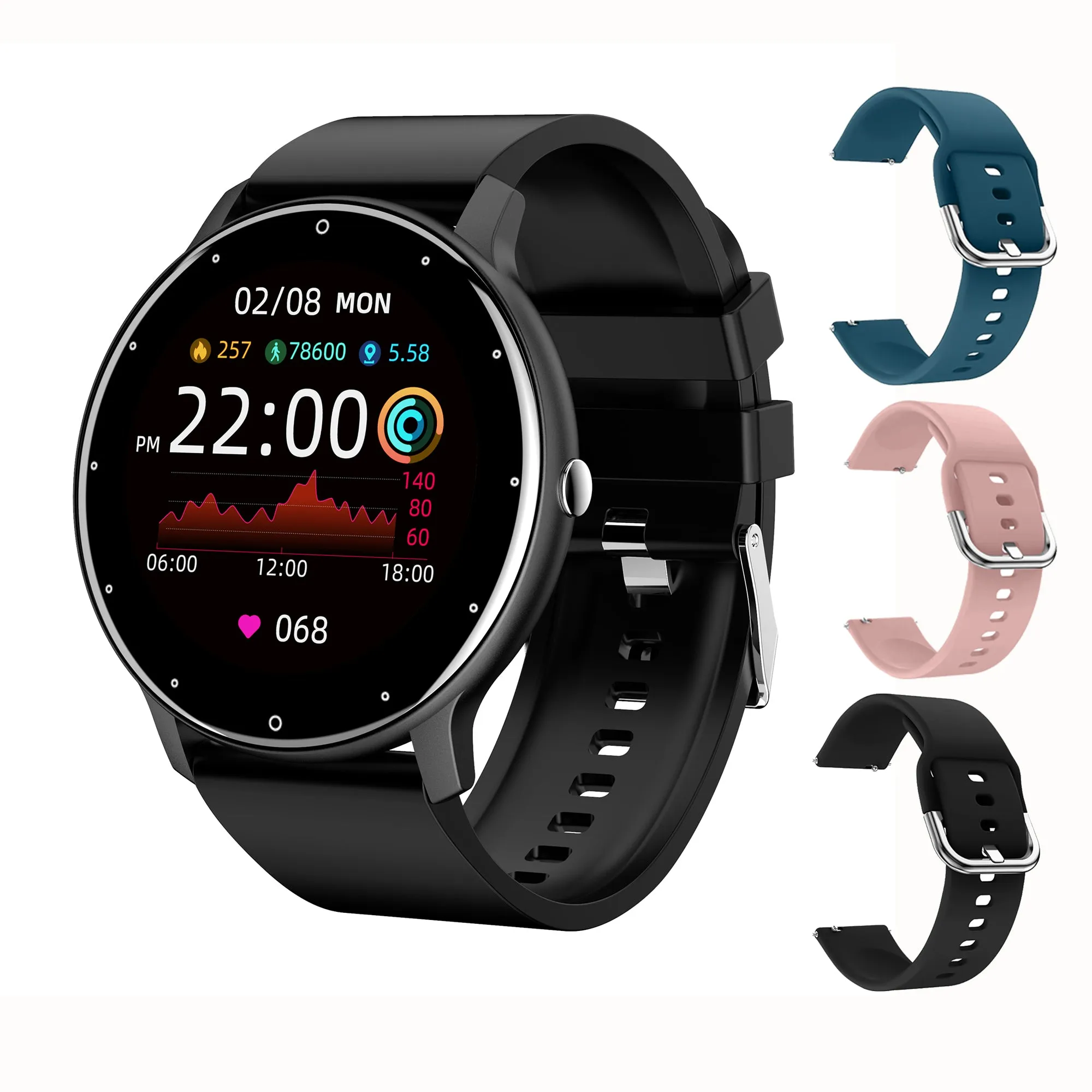 Smart Watch Women Men Lady Sport Fitness Smartwatch Sleep Heart Rate Monitor Waterproof Watches For IOS Android