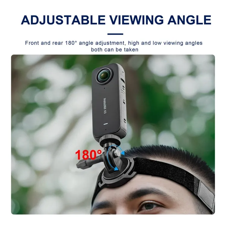 STARTRC Action Camera Magnetic POV View Bracket Quick Release Headband