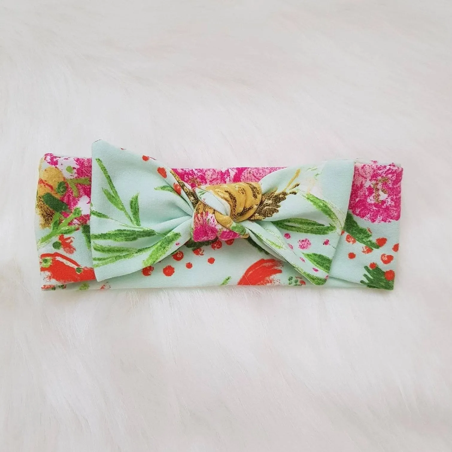 Summer Bouquet Bow Headband