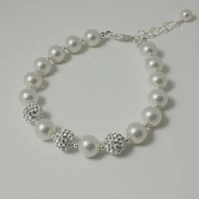 Swarovski pearl bracelet