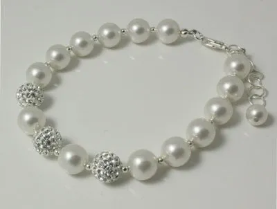 Swarovski pearl bracelet