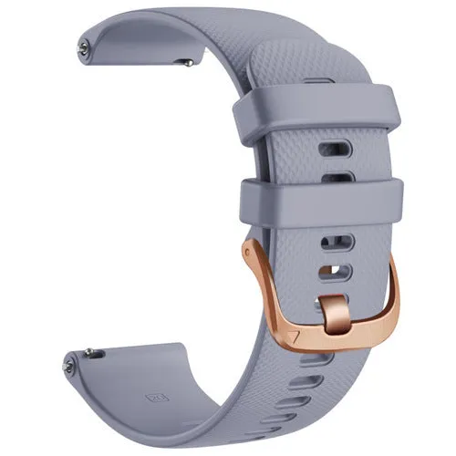 Tommy Hilfiger 22mm Range compatible Silicone Watch Straps with Rose Gold Buckles