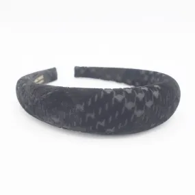 velvet padded headband patterned stylish hairband shop for women