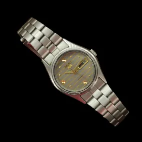 Vintage Japan womens mechanical automatic steel watch Seiko