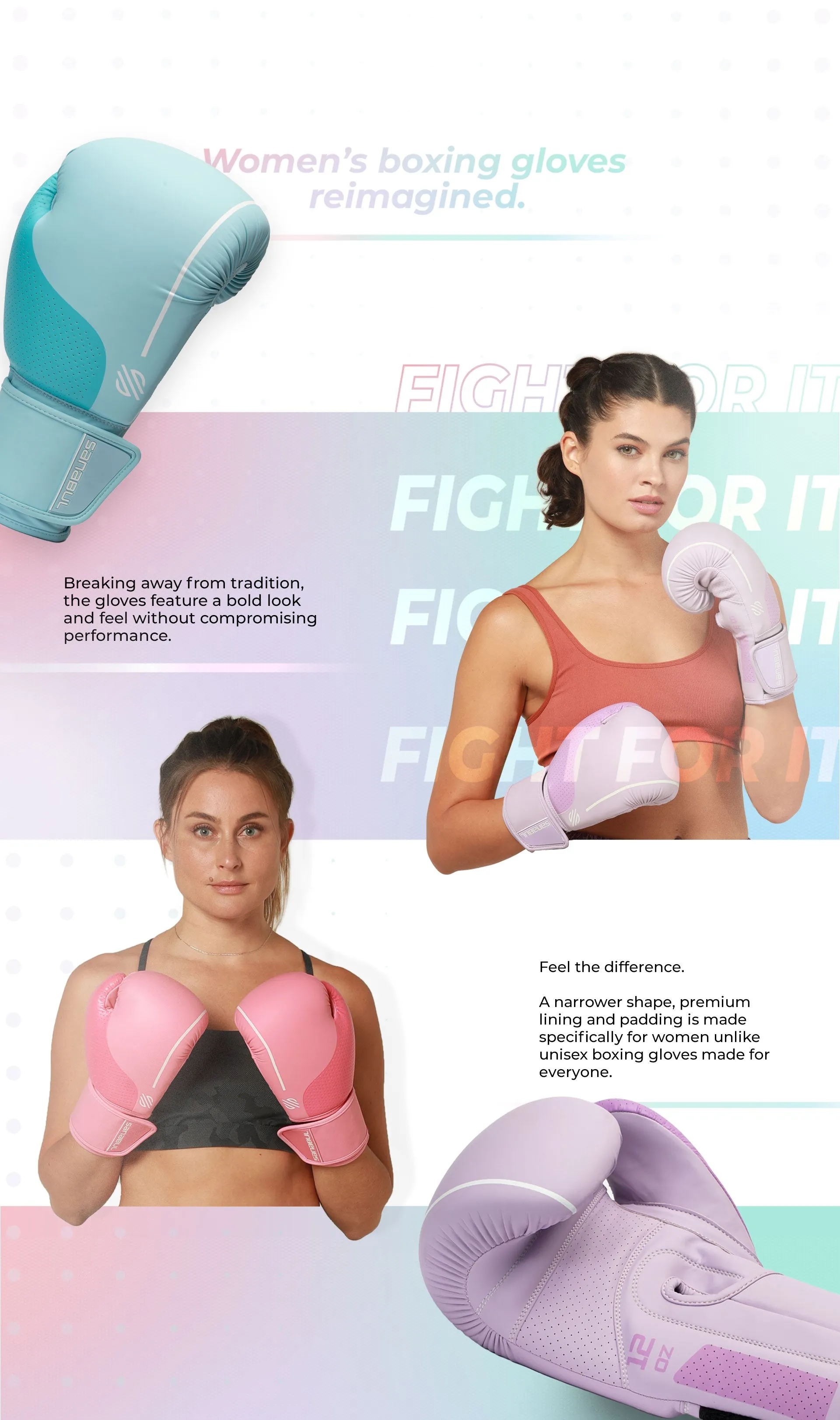 Women's Easter Egg Boxing Gloves