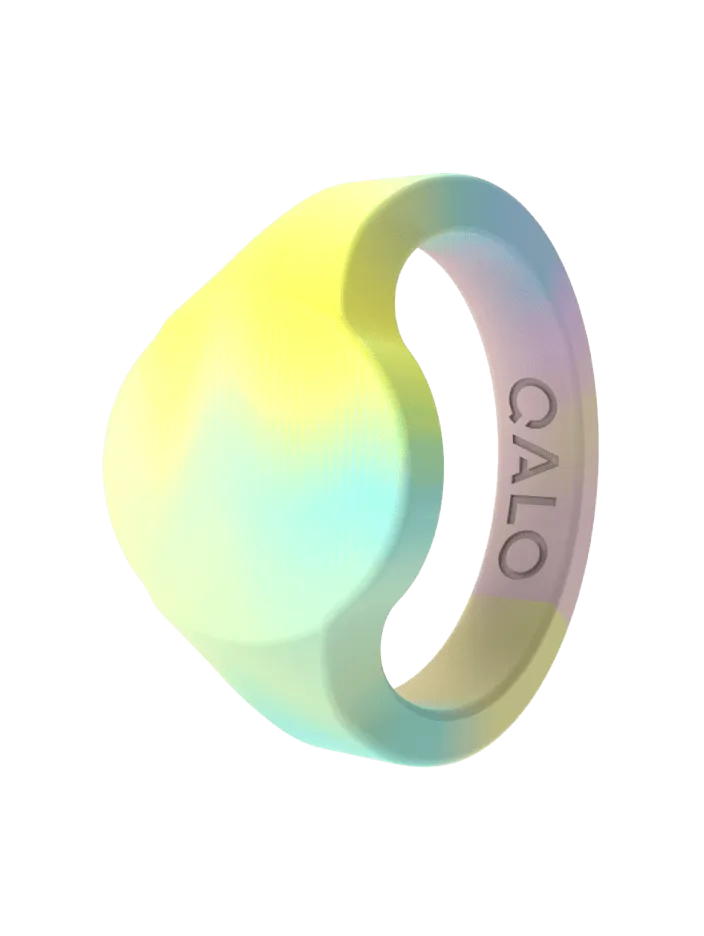 Women’s Tie Dye Signet Silicone Ring