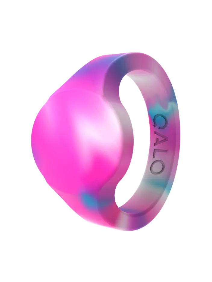 Women’s Tie Dye Signet Silicone Ring