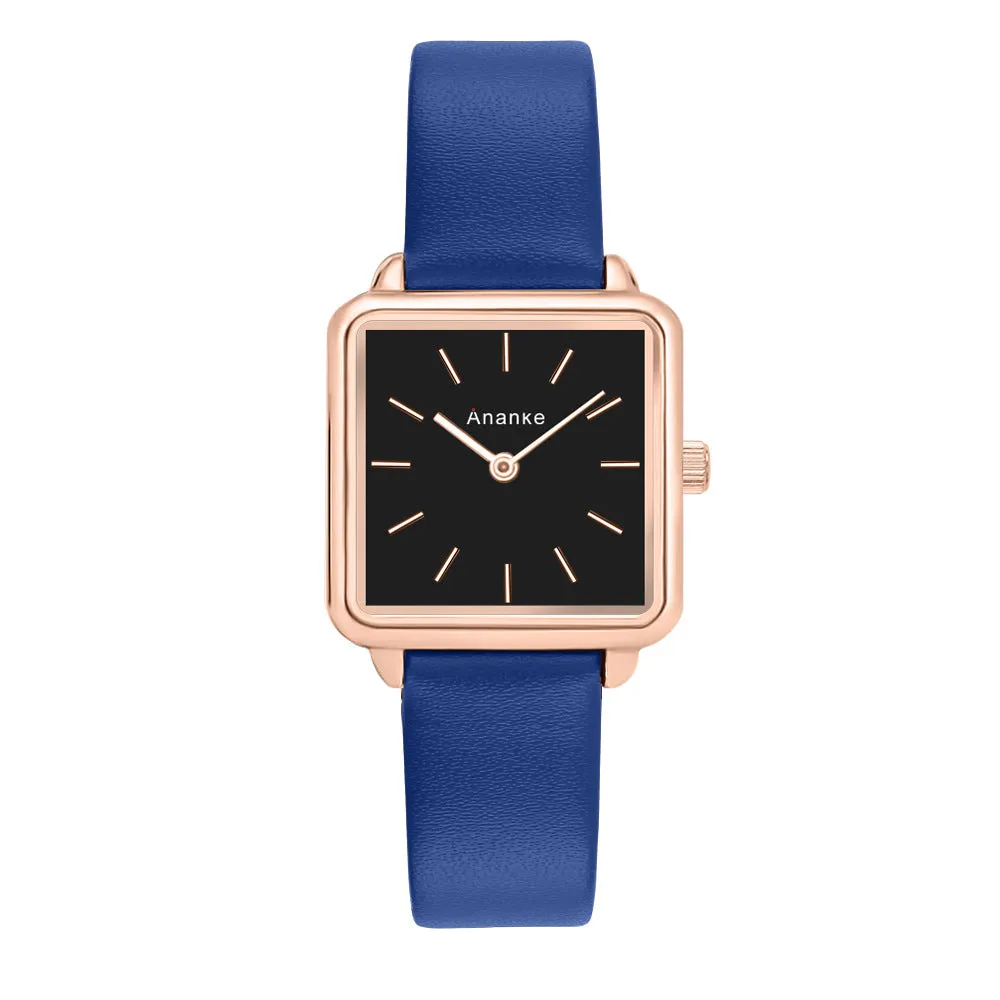 Women's Watch Fashion Casual Women's Watch Japanese Movement Leather Belt Waterproof Quartz Watch