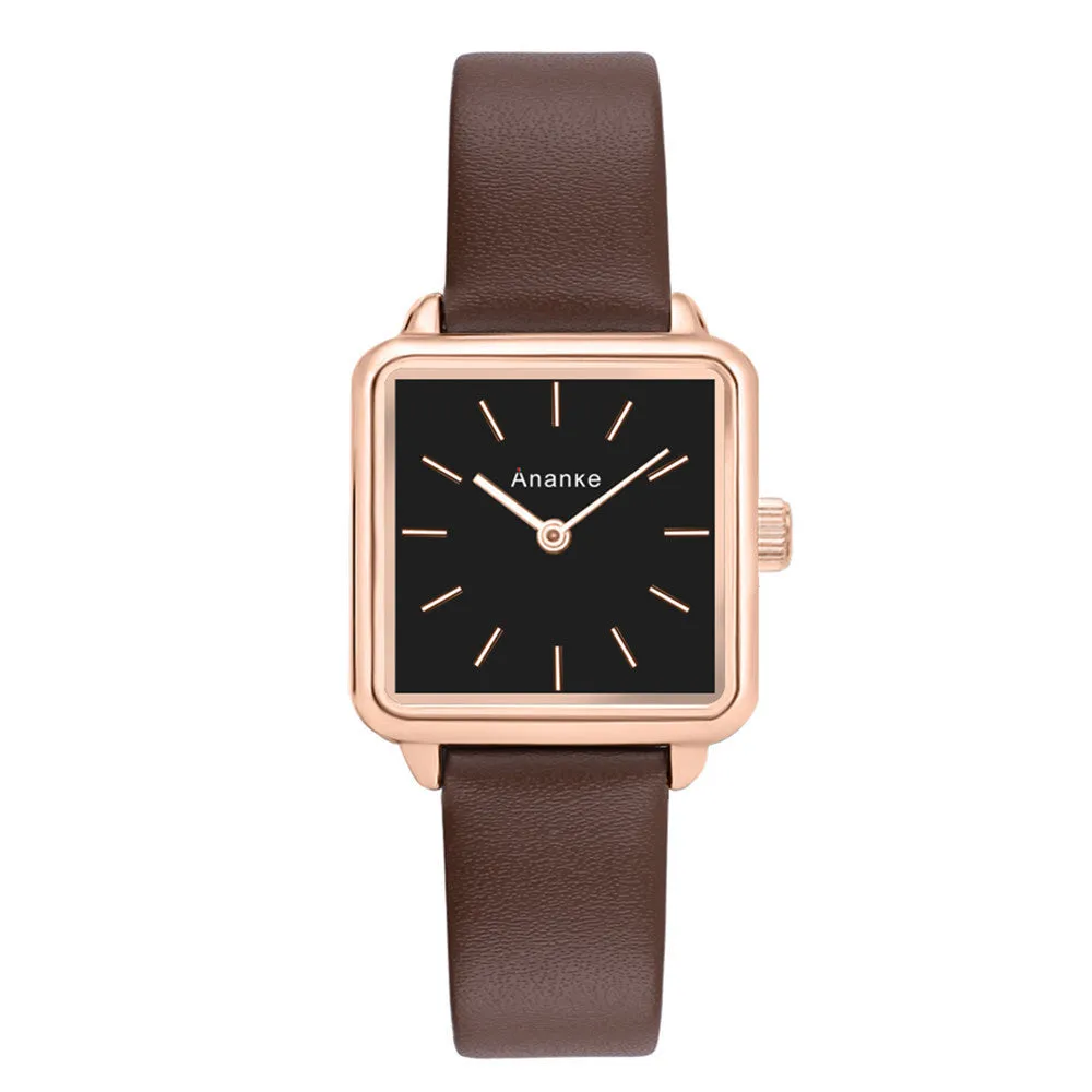 Women's Watch Fashion Casual Women's Watch Japanese Movement Leather Belt Waterproof Quartz Watch